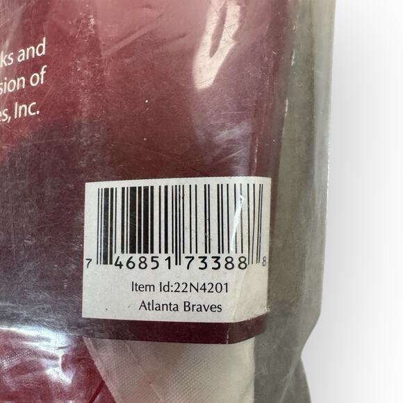 Atlanta Braves MLB Team Bunting Flag Banner 51” X 27” Deadstock Rare Large - Picture 6 of 8